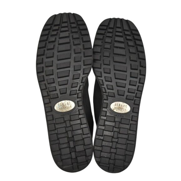 Stuart Weitzman Ankle Boots Womens 9 Black Suede Shearling Trim Rear Zipper - Picture 6 of 6